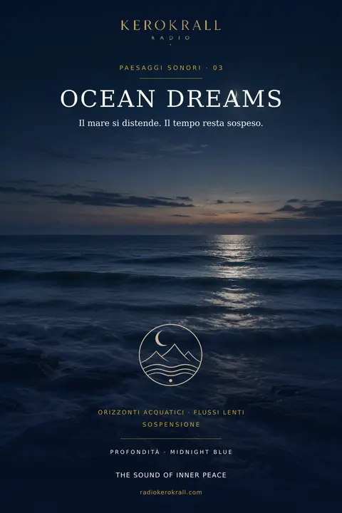 Ocean Dreams — poster Paesaggi Sonori