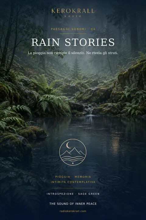 Rain Stories — poster Paesaggi Sonori