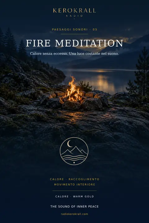 Fire Meditation — poster Paesaggi Sonori