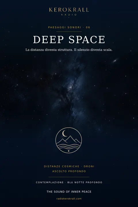 Deep Space — poster Paesaggi Sonori