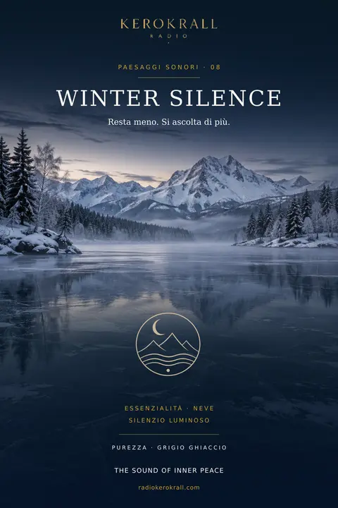 Winter Silence — poster Paesaggi Sonori