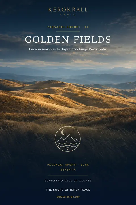 Golden Fields — poster Paesaggi Sonori