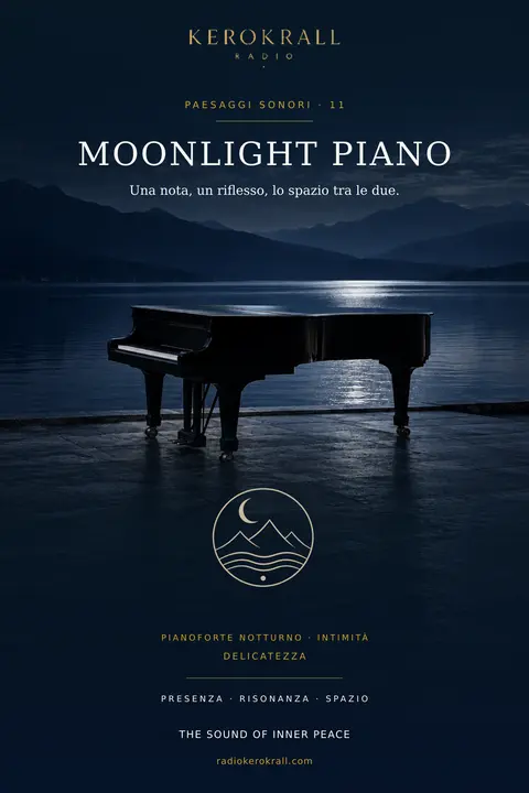 Moonlight Piano — poster Paesaggi Sonori